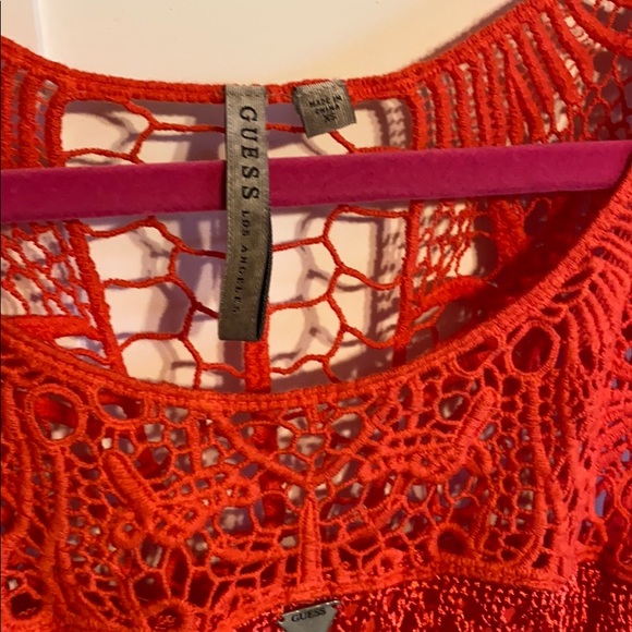 NWOT Guess coral mini dress - Picture 2 of 4